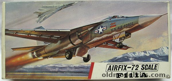 Airfix 1/72 General Dynamics F-111A - Early USAF TAC finish, 488 plastic model kit